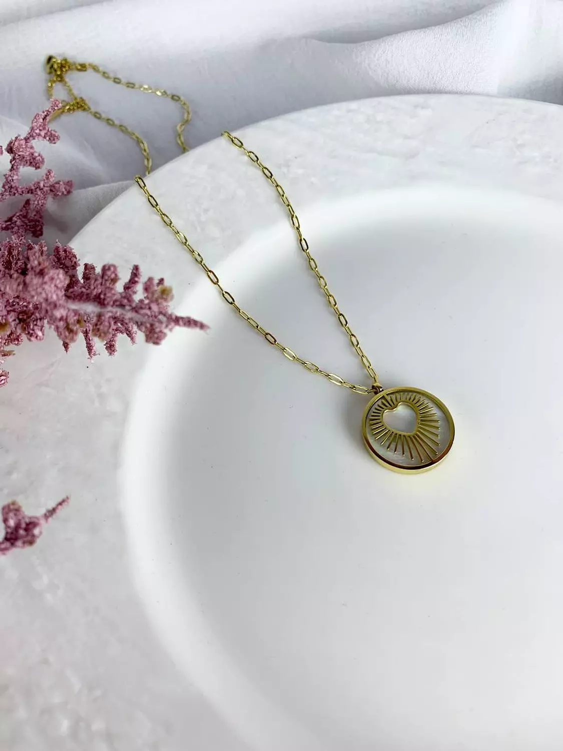 Heart  Stainless steel necklace    image