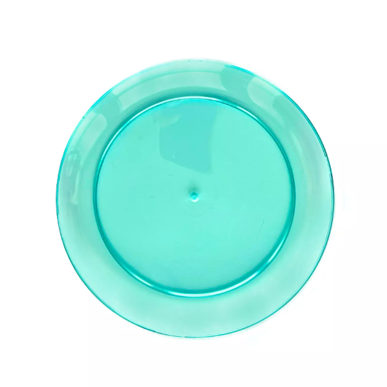 Turquoise Plastic Plates 