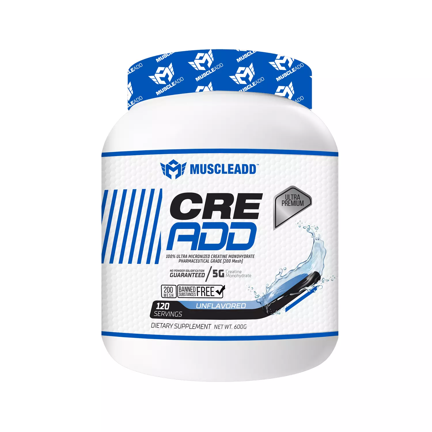 Muscle Add Cre Add-120Serv.-600G.-Unflavored image