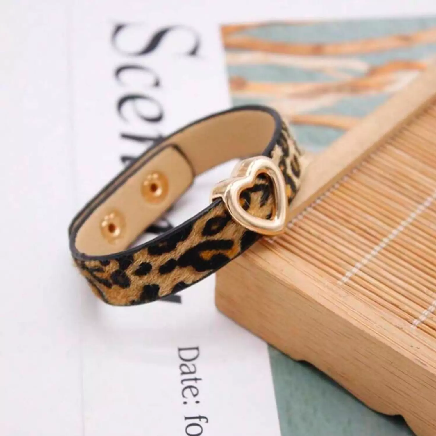 Leopard Print Leather Bracelet 2