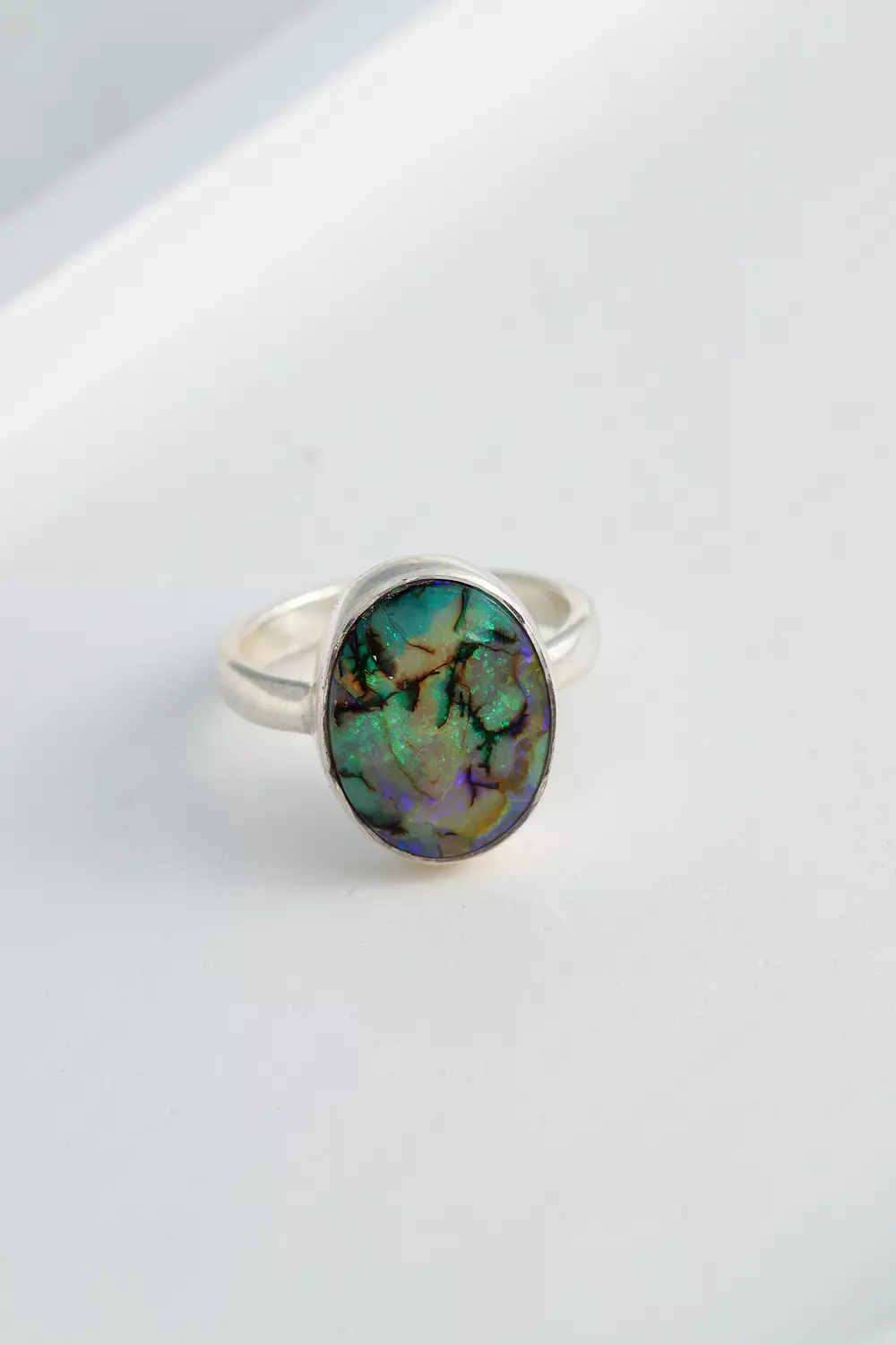 Australian Opal ring hover image