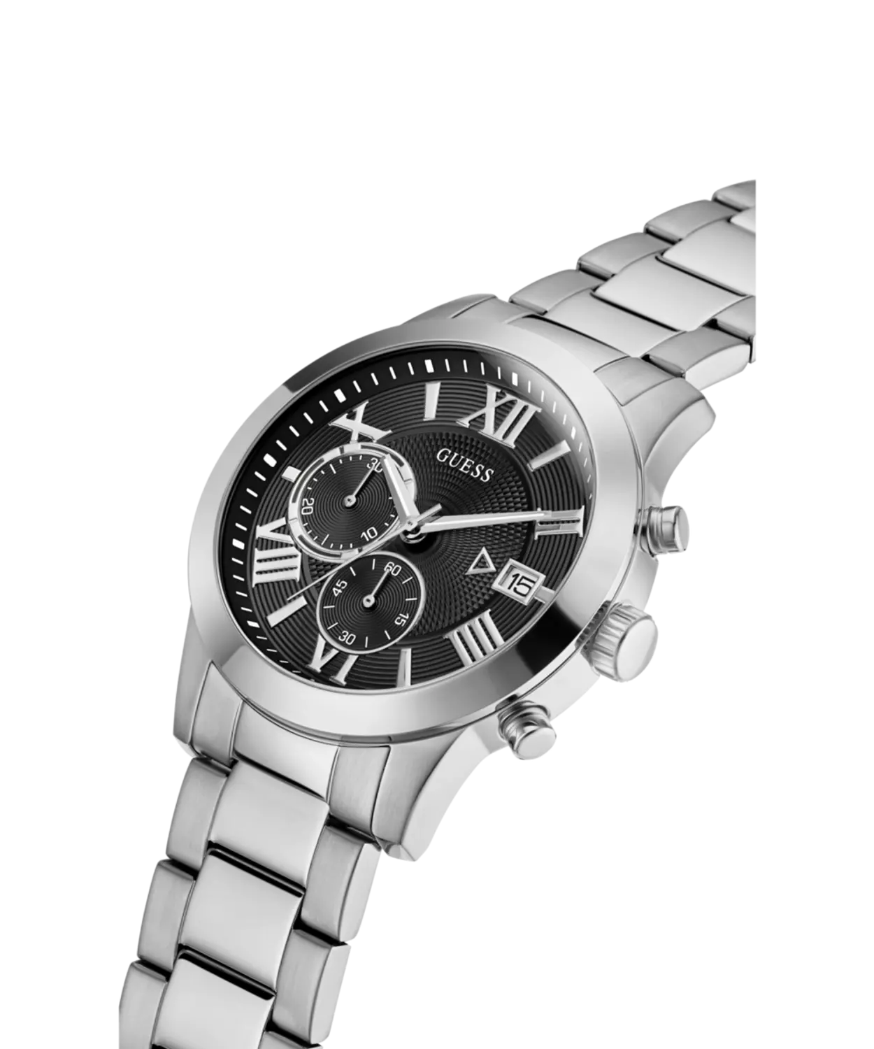 GUESS W0668G3 Men's  Watch Silver Tone Stainless Steel Bracelet 4