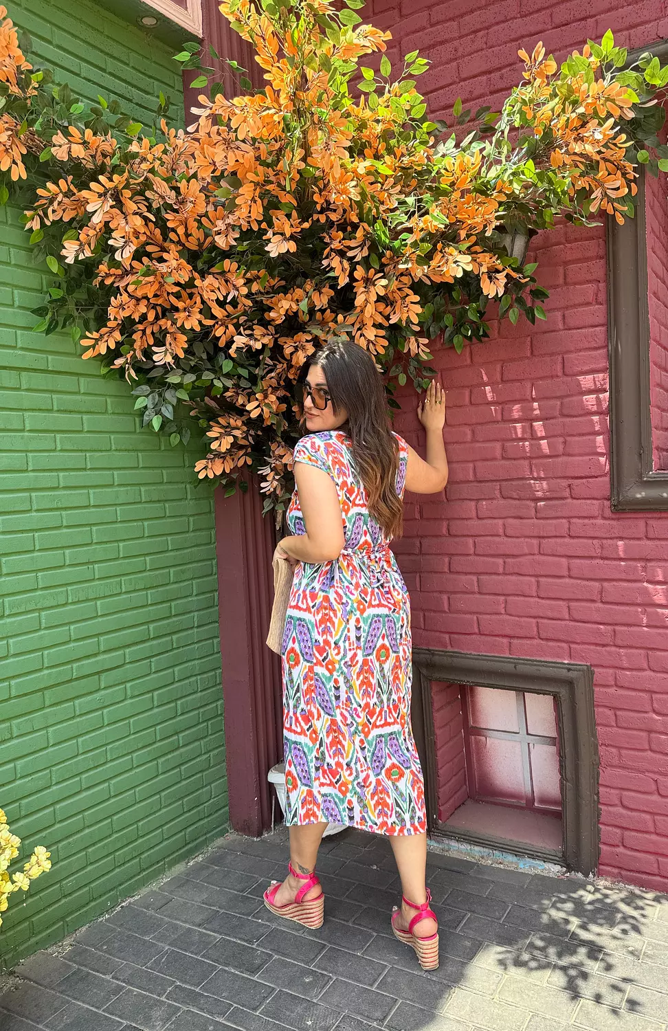 summery printed dress 6