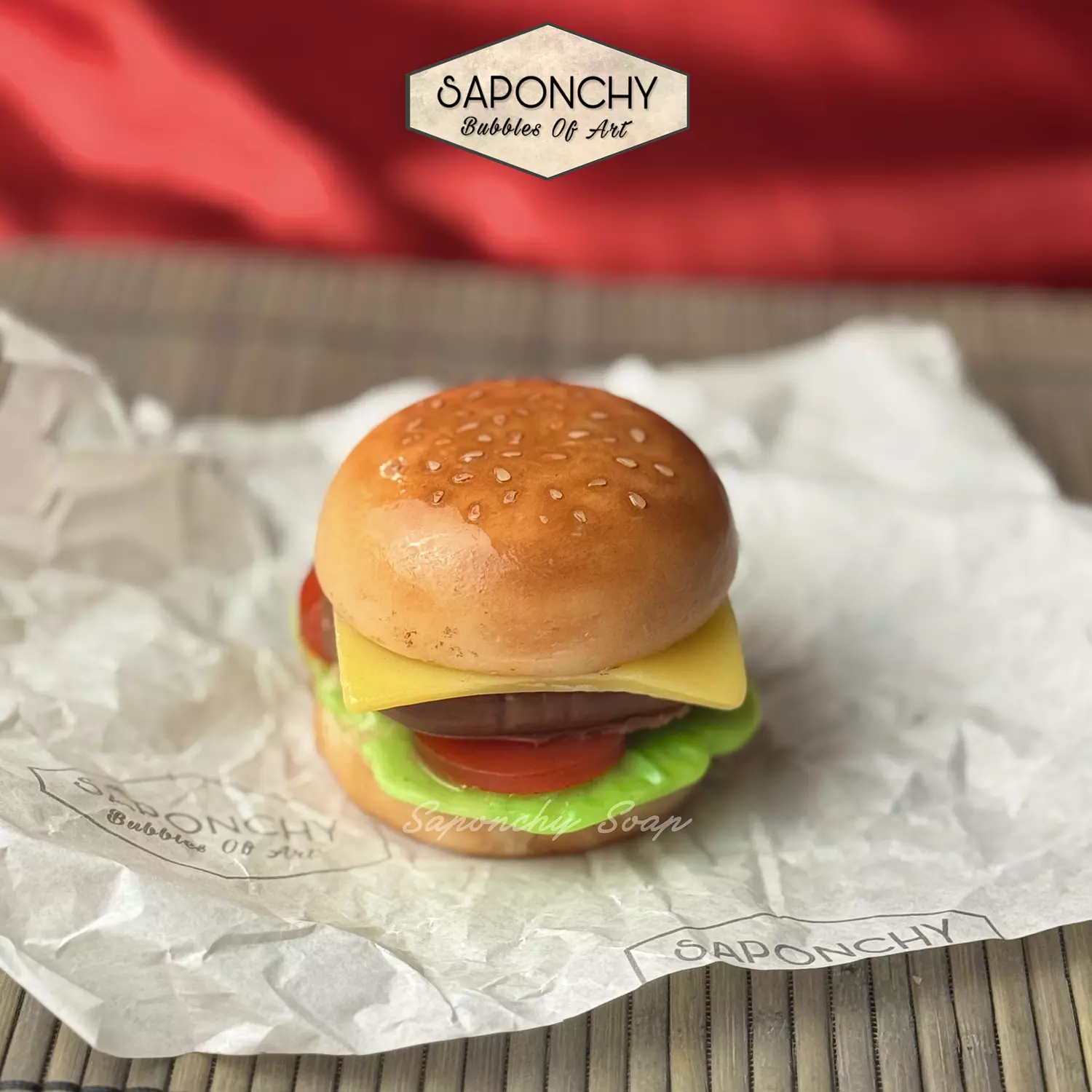 CHEESE BURGER SOAP 3
