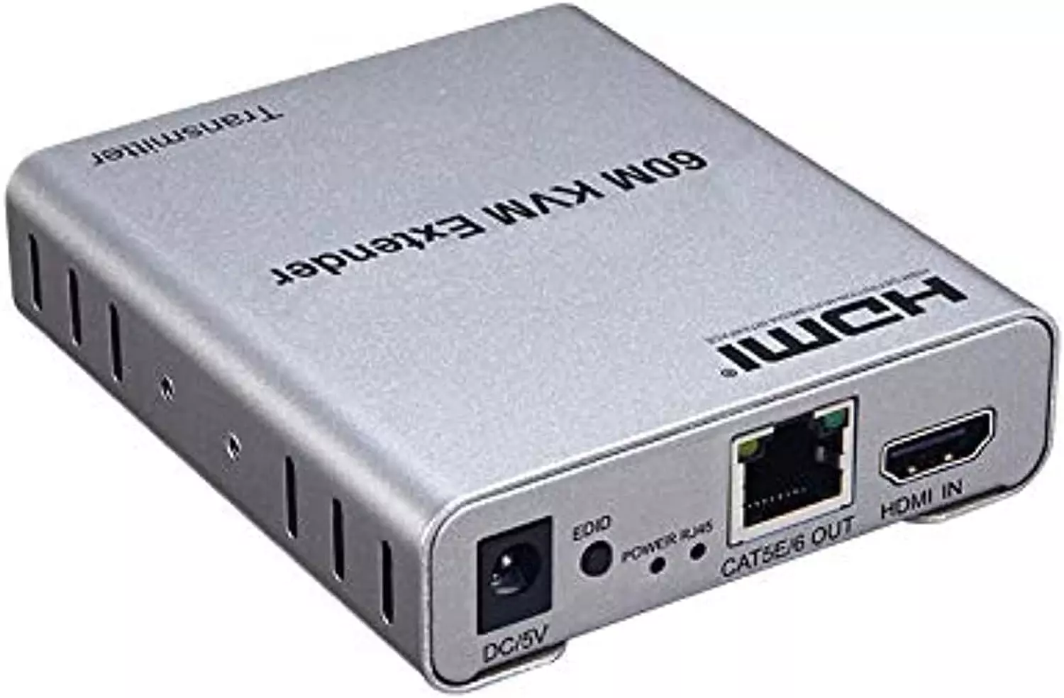 HDMI Extender 60m with KVM Audio Output IR Control Support USB Mouse and Keyboard Extension Over cat5e cat6 Cable image