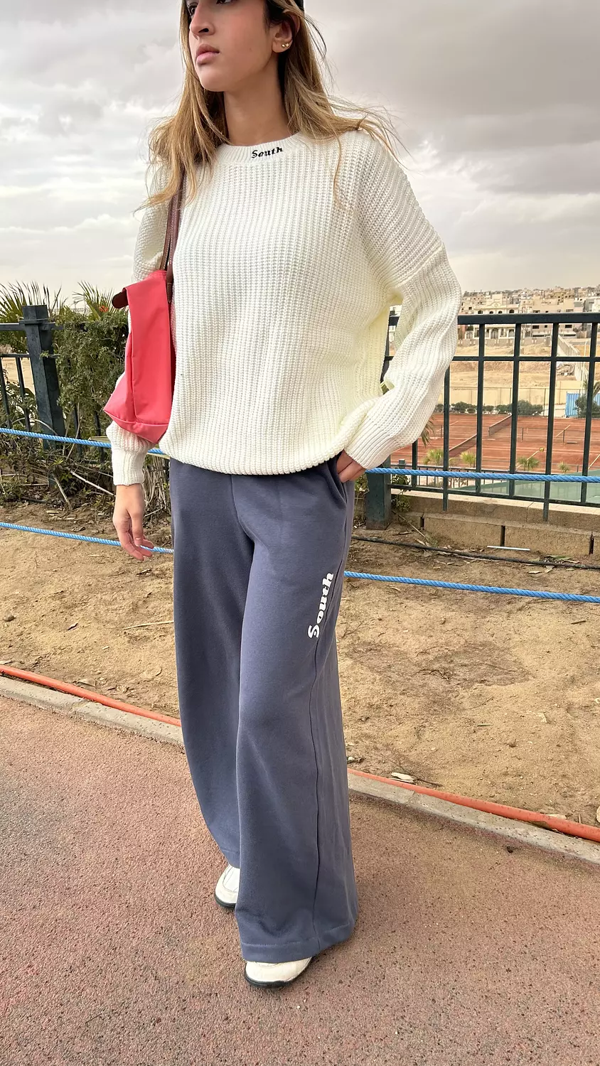SOUTH DIG COTTON Grey SWEAT-PANT for girls  5