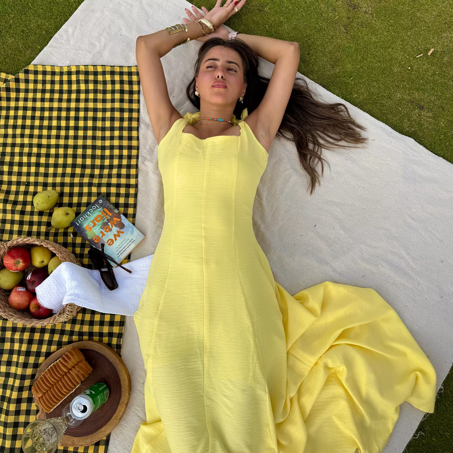 Butter Yellow Royal Princess Dress 2
