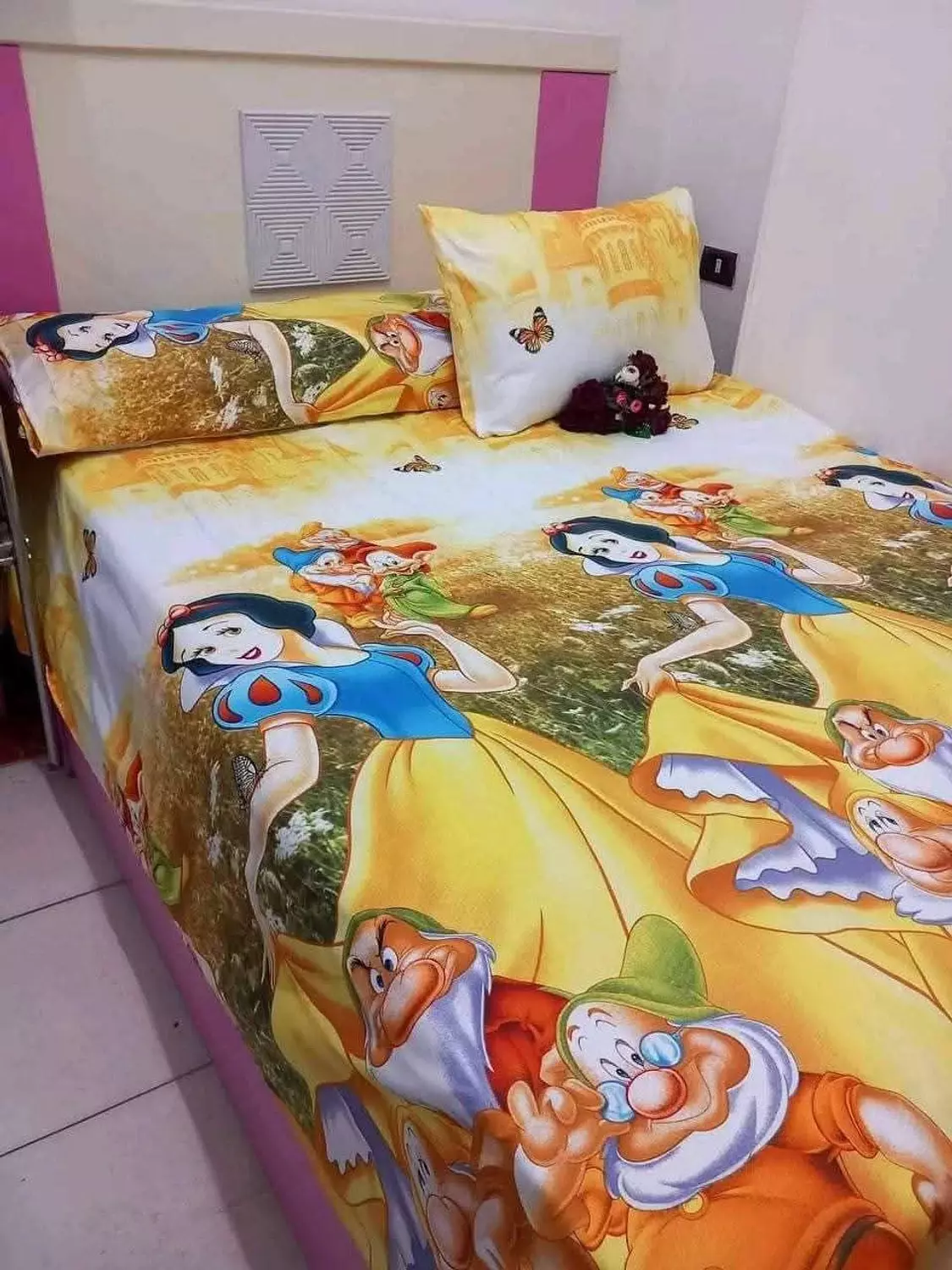 طقم ملاء اطفال قطن سنووايت image