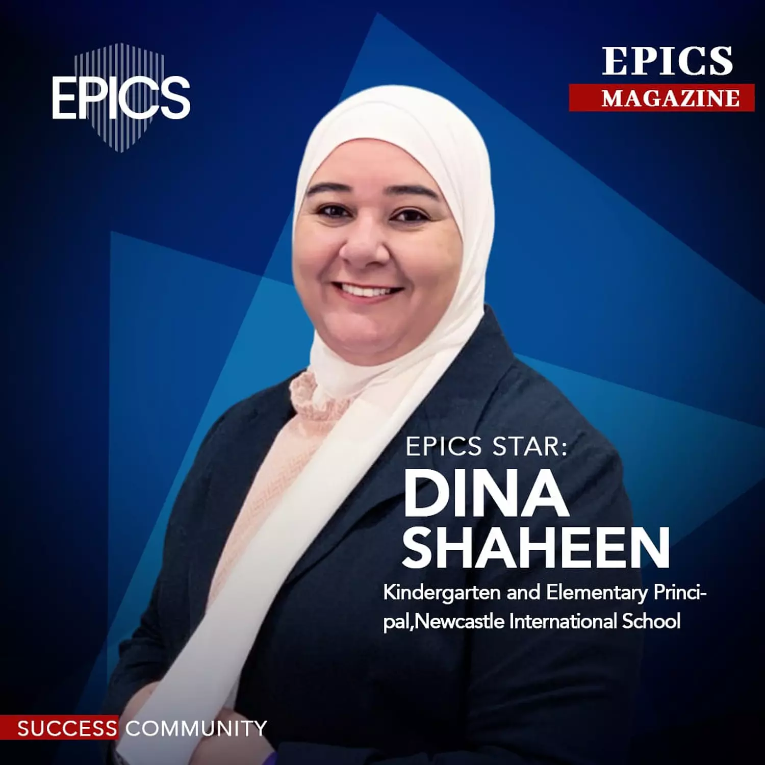 <p>🌐 Dina Shaheen (story) Kindergarten and Elementary Principal,Newcastle International School.</p>