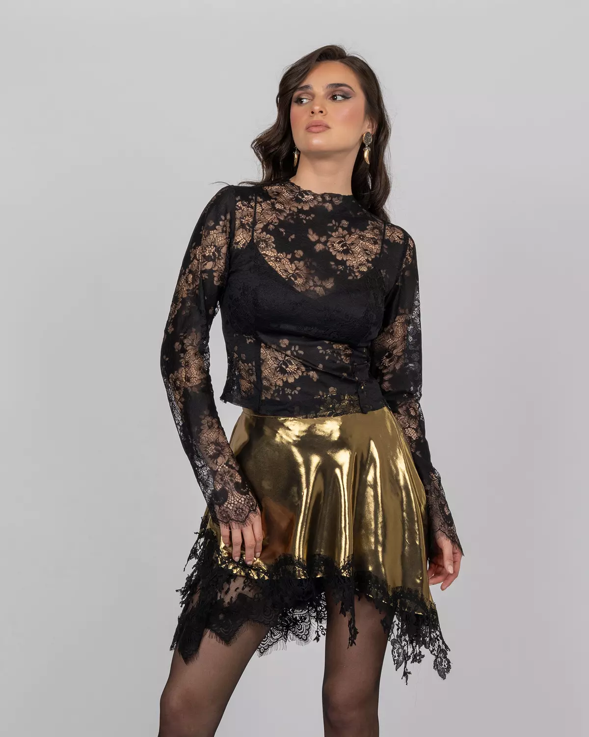 French Lace Long-Sleeve Top 8