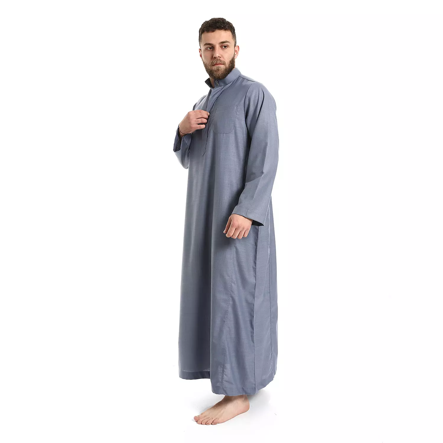 Men Galabeya -2396-Dark Grey 1