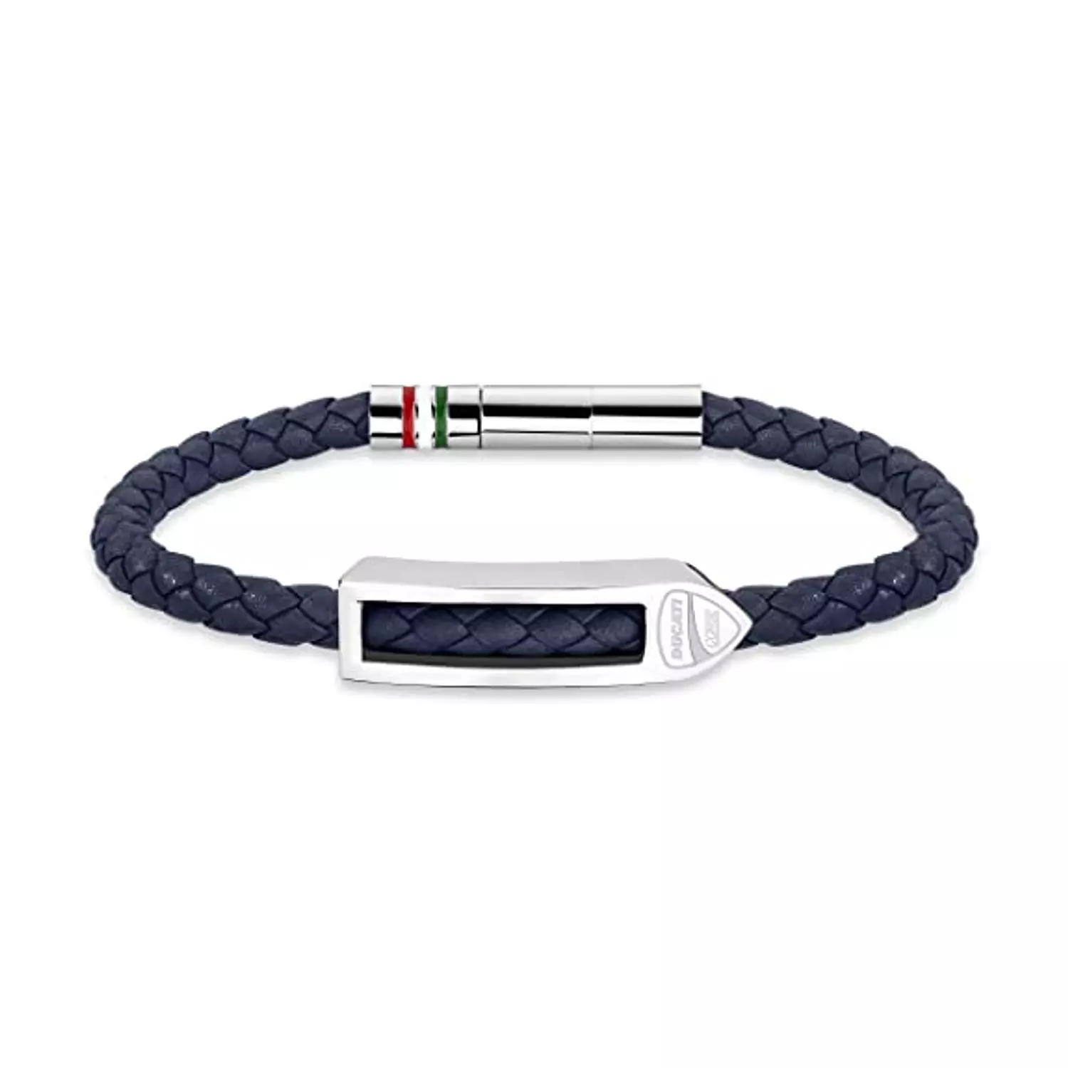 Ducati - DTAGB2137401 - PUNTA BLUE LEATHER WITH Stainless Steel BRACELET 0