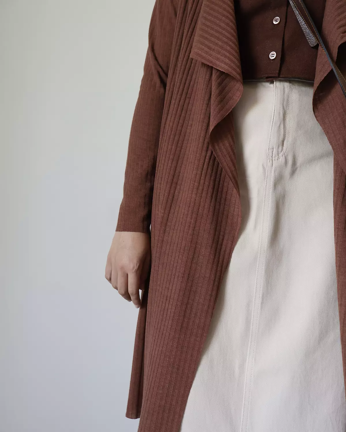RIB COTTON CARDIGAN 5