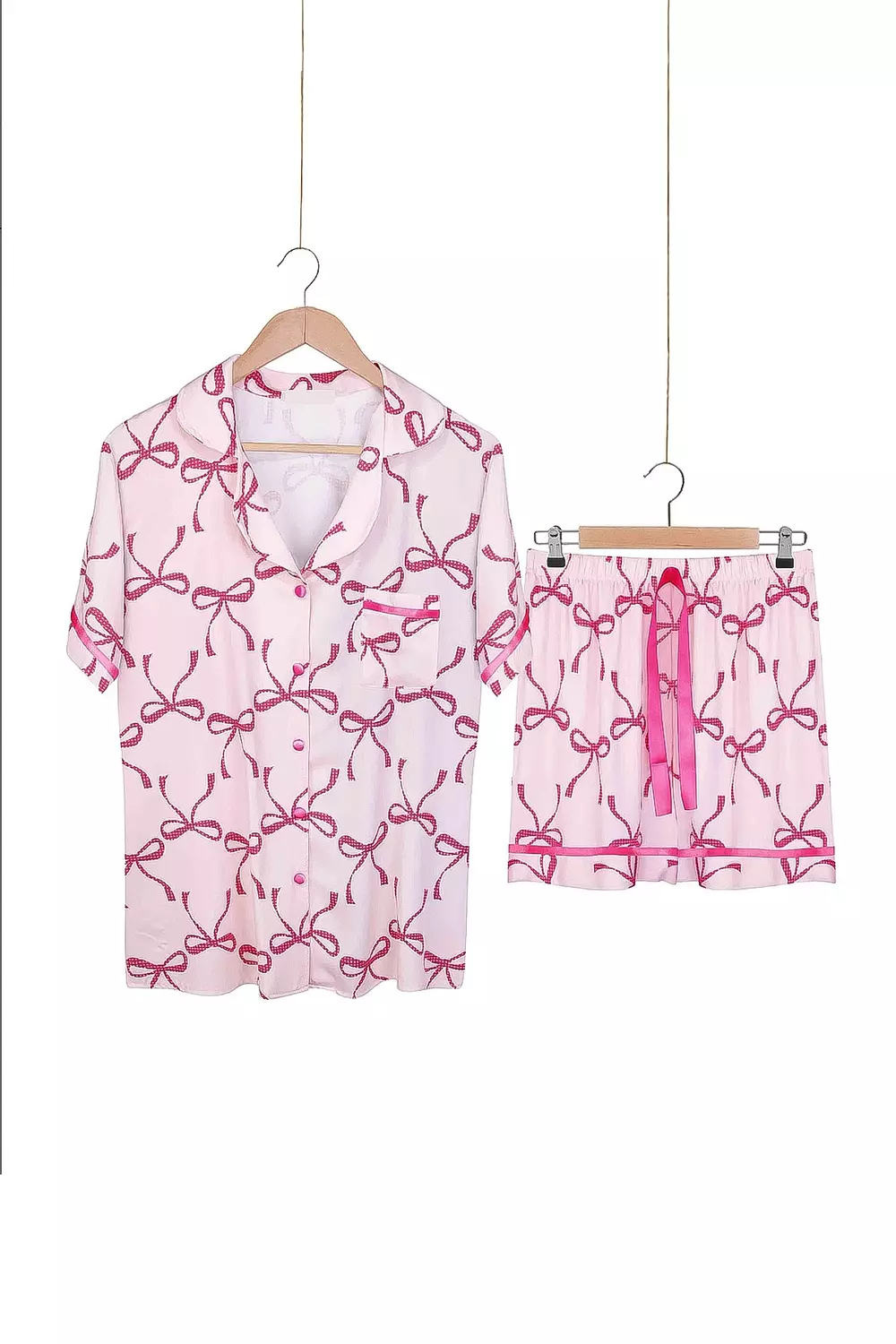 Bow Pattern Pajama set 2