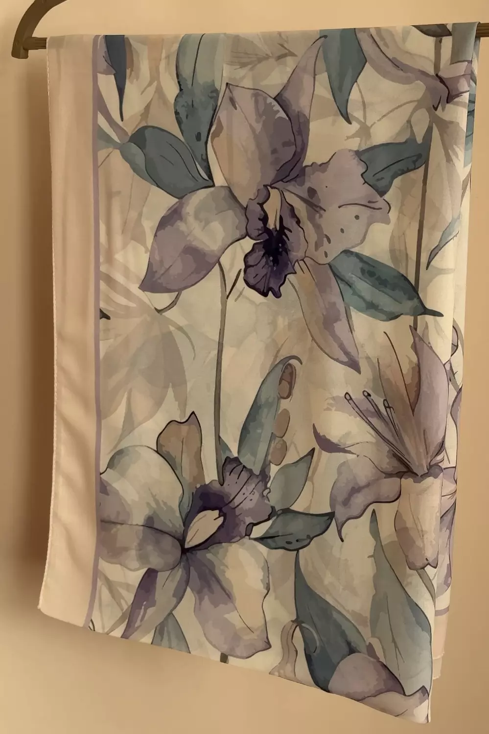 Lavender lace in chiffon 9