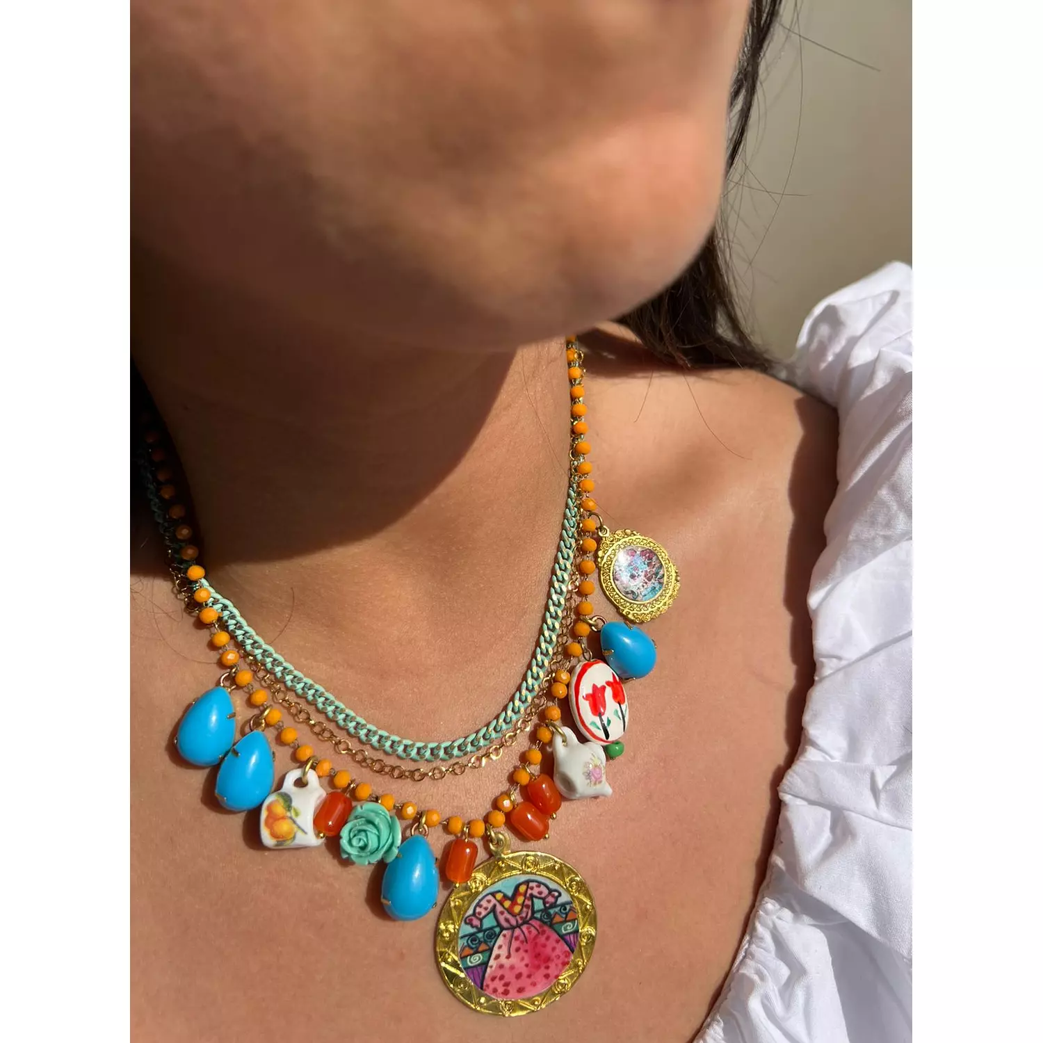 Two Rows necklace  hover image