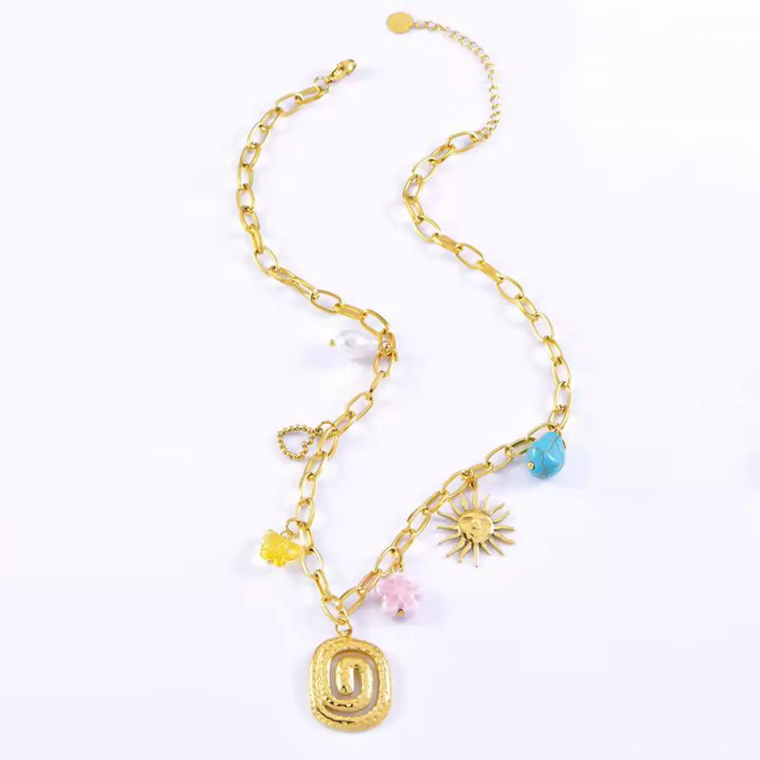 Spiral - Flower Necklace 1