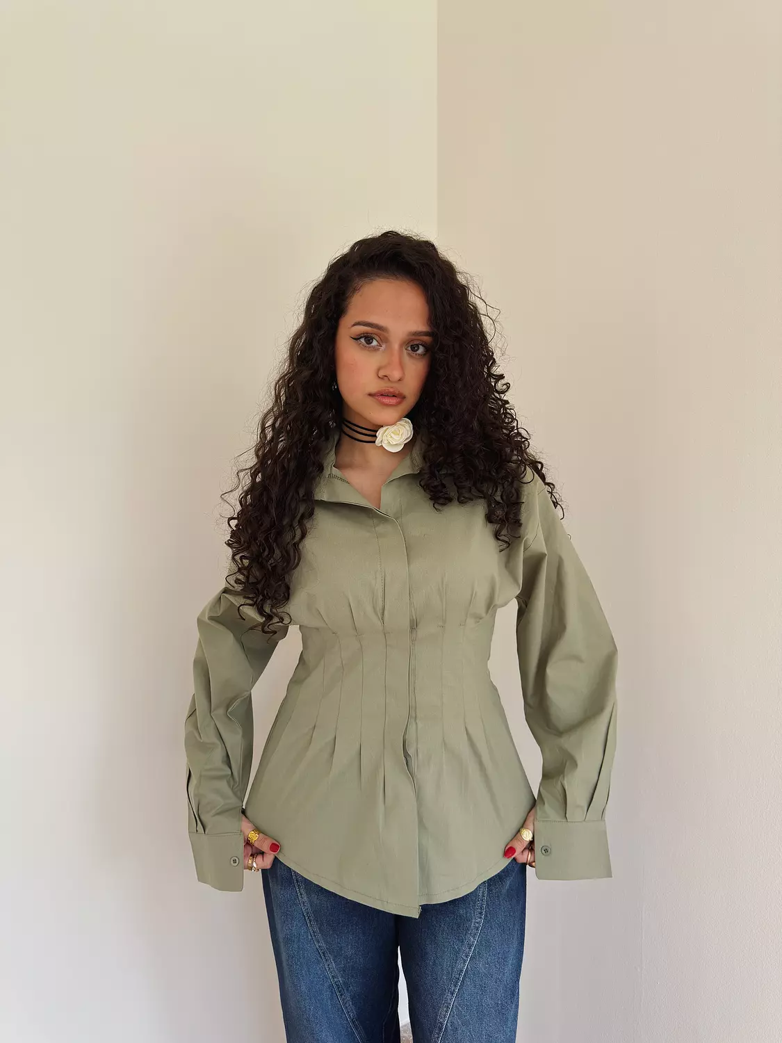 Corset shirt long  image