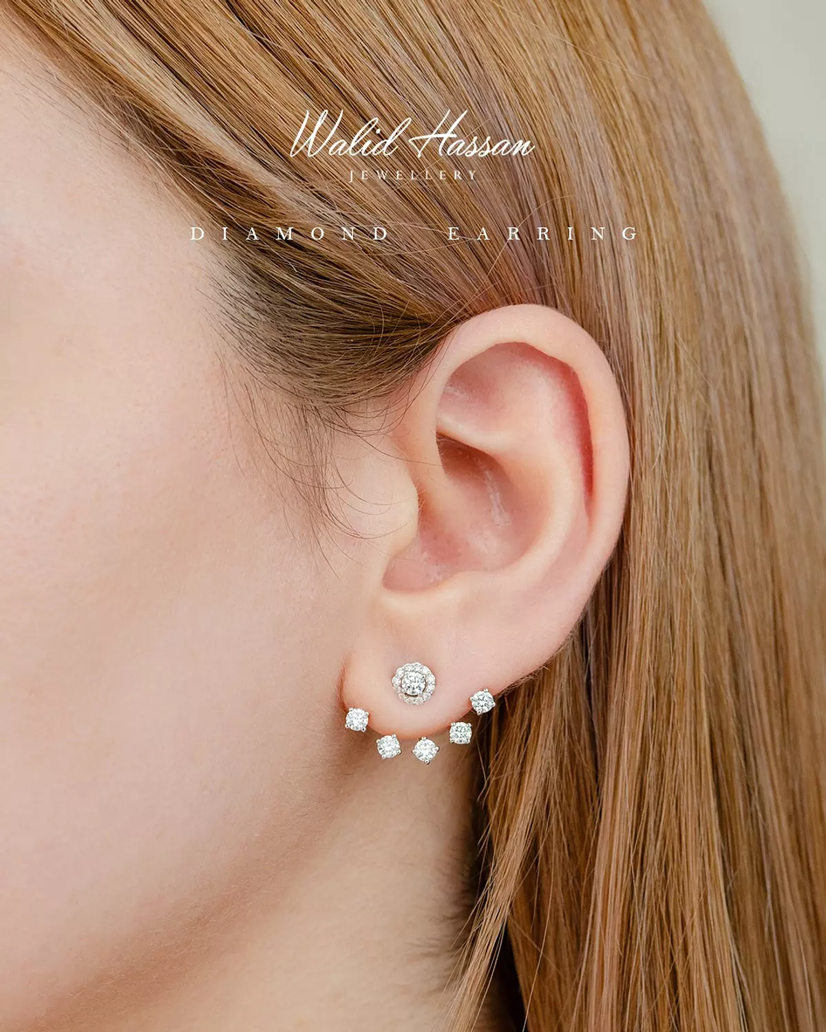 diamond earring image
