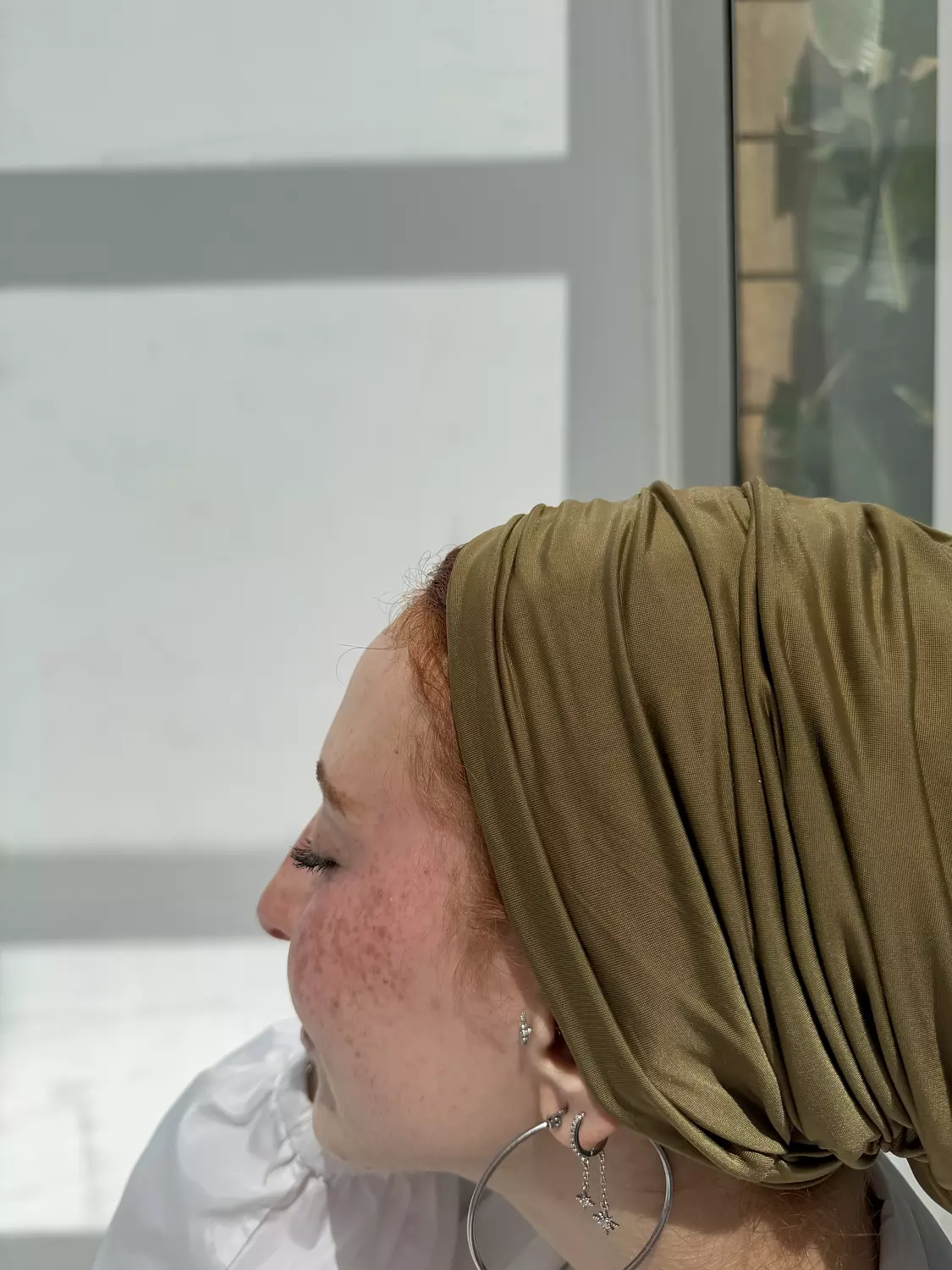 The warm olive turban  5