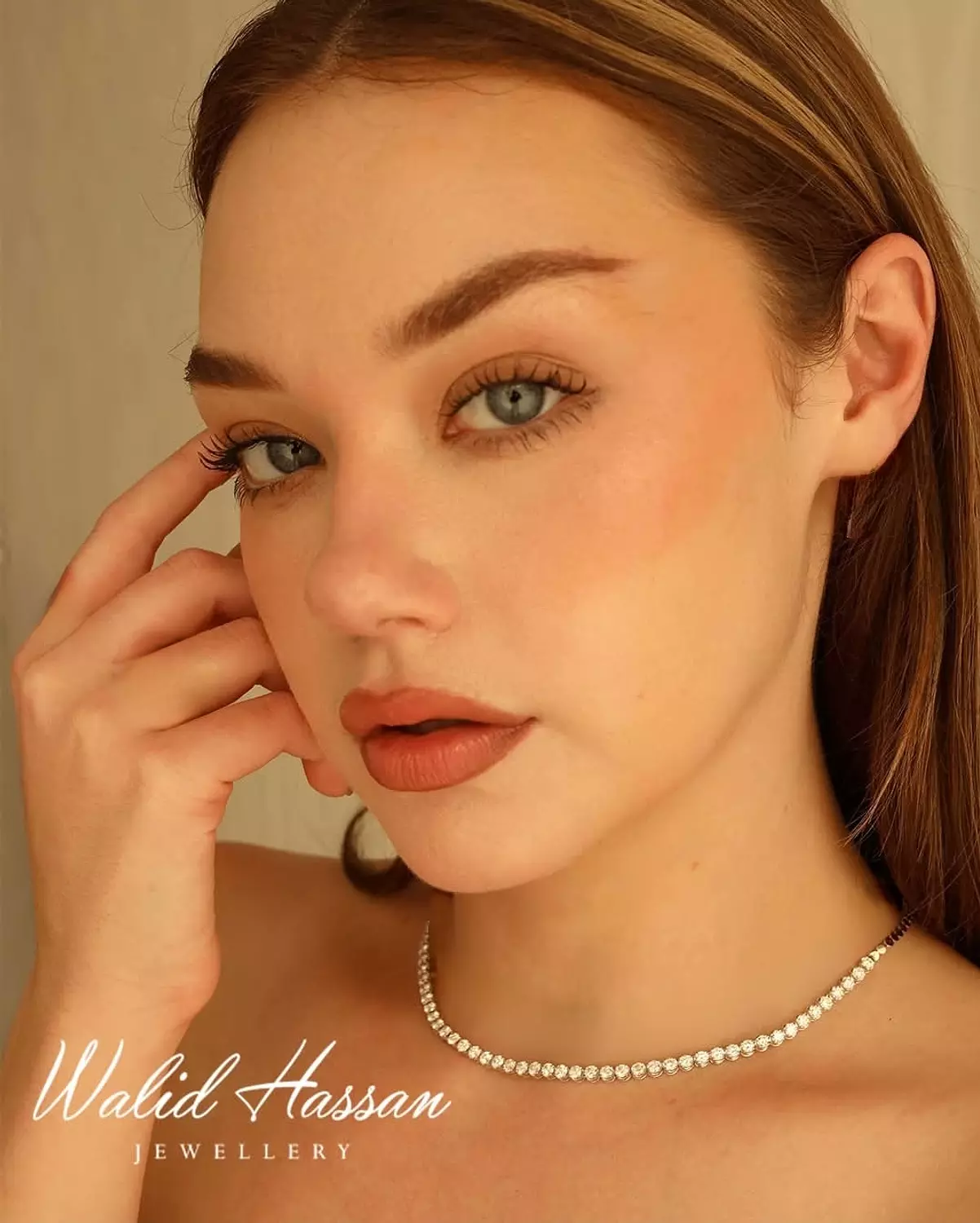 diamond tennis necklace 1358 image