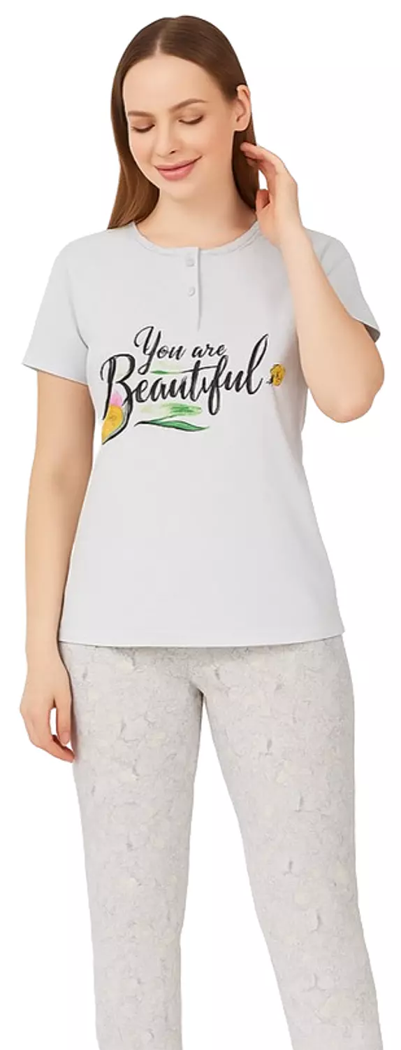 Women Beautiful Pj - 2475 - Light Grey hover image