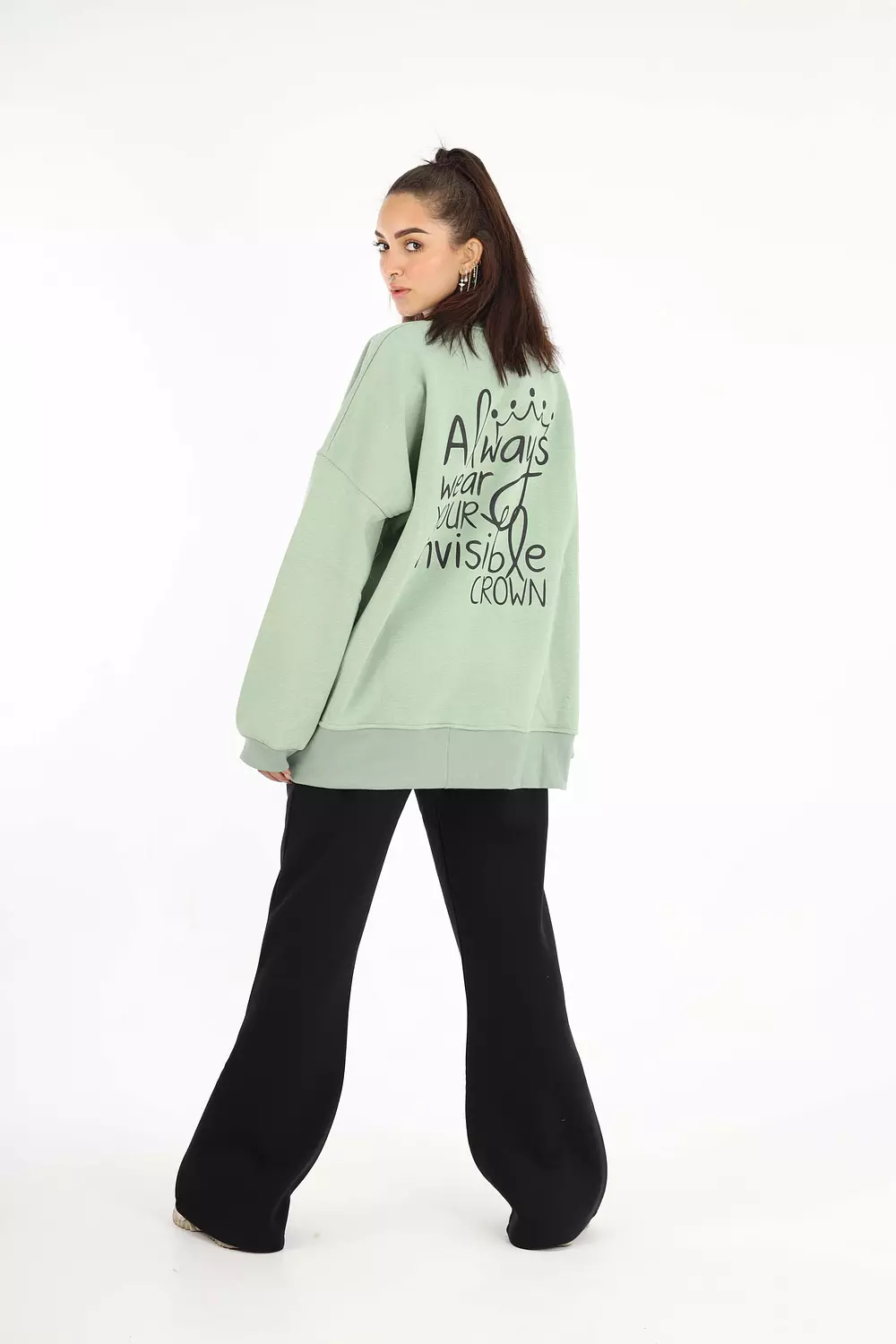 Sweatshirt with side open 1