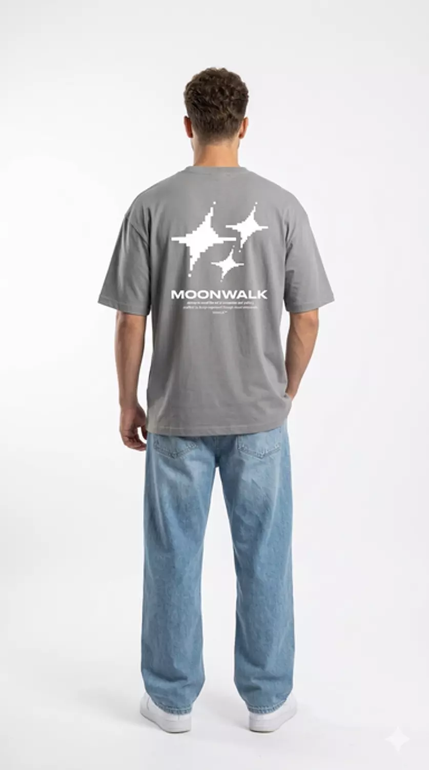 102 GREY PIXEL T-SHIRT image