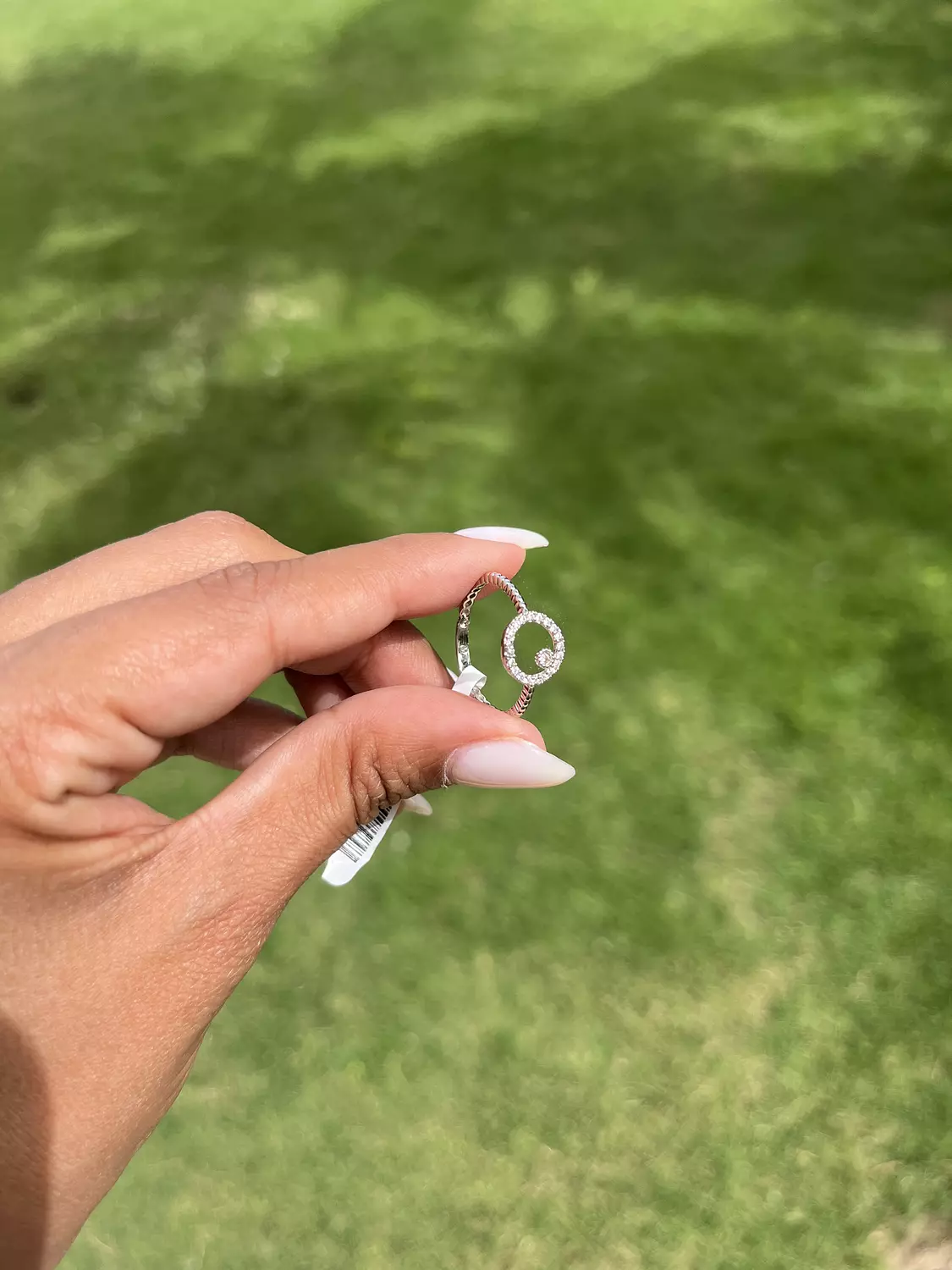 Silver Circular Ring 1