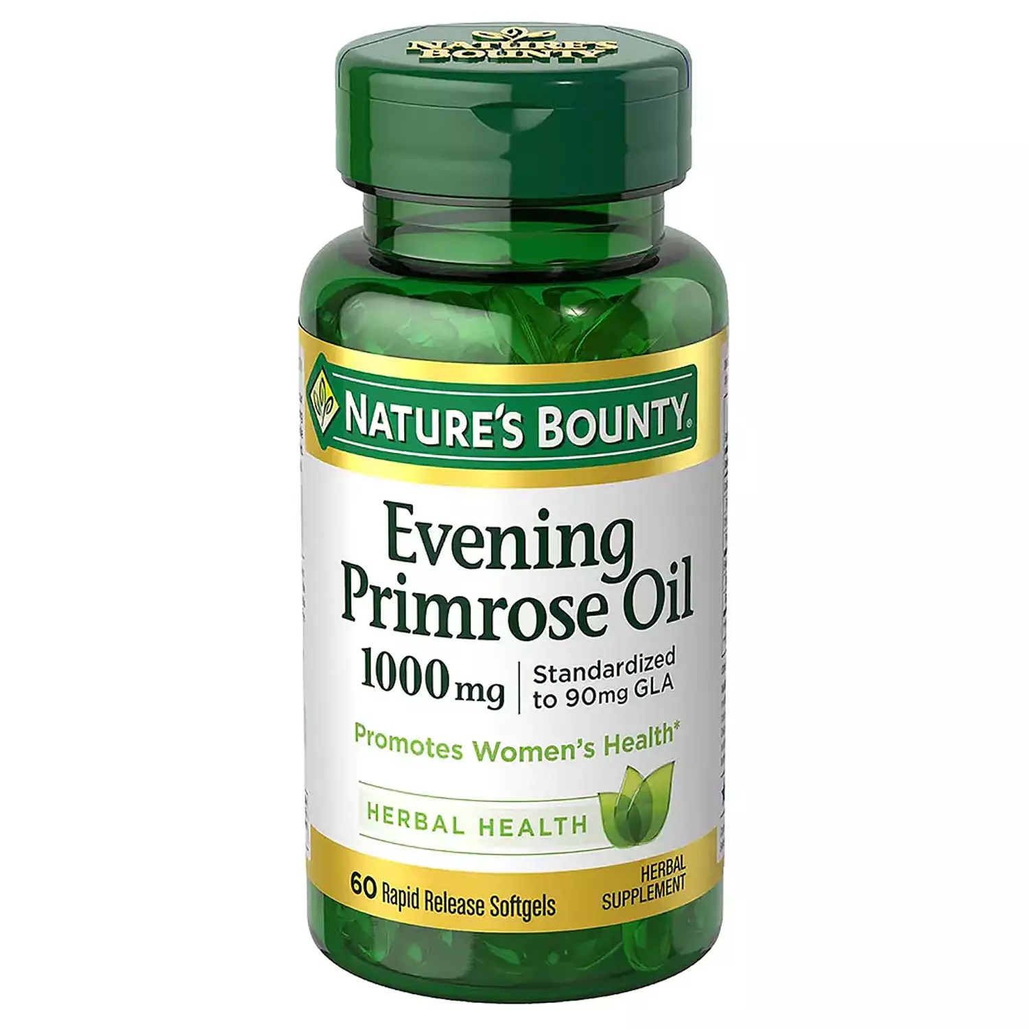  Nature's Bounty, Evening Primrose Oil, 60 Rapid Release Softgels  image