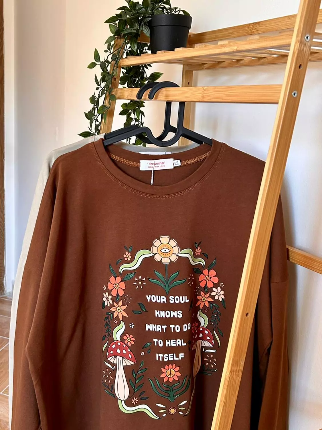 Painted cotton t-shirt  image