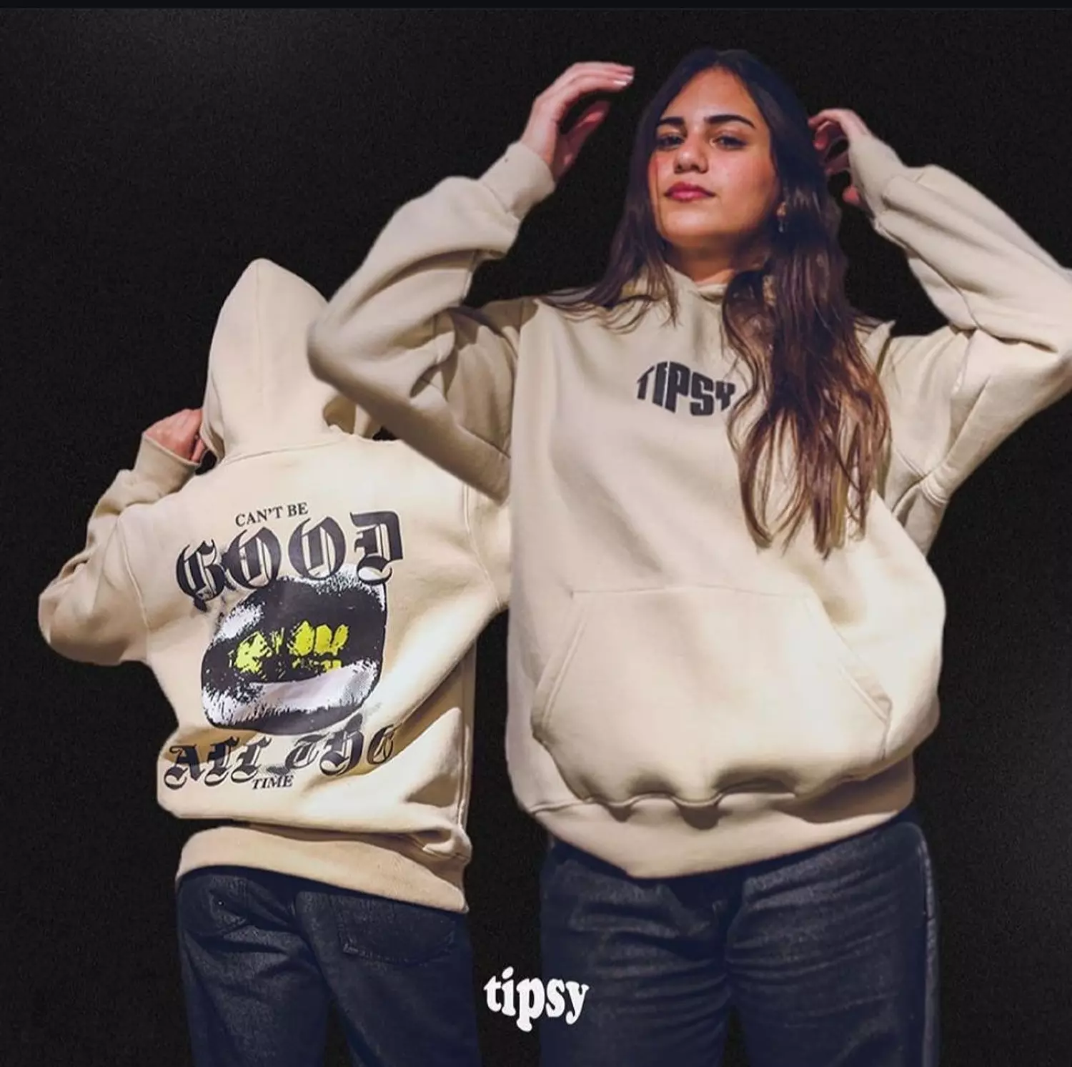 Beige Blaze Hoodie image