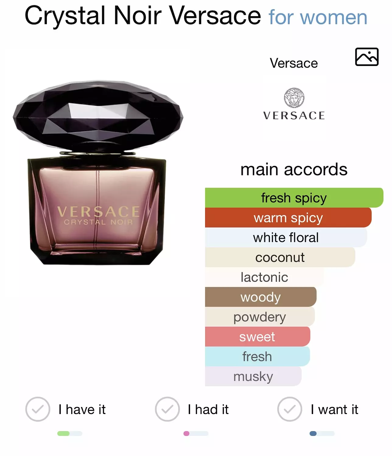 Versace crystal noir hover image