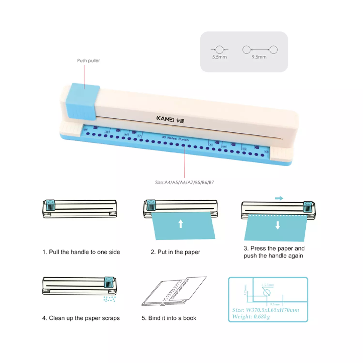 Hand Push Puncher KM-2330 1
