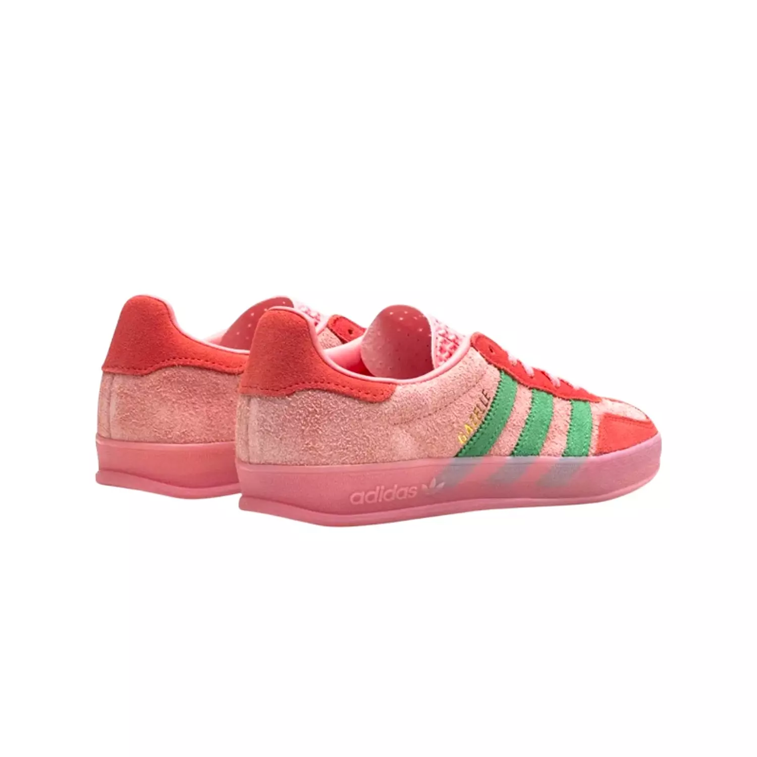 Adidas Gazelle Indoor "Semi Pink Spark/Preloved Scarlet" 1