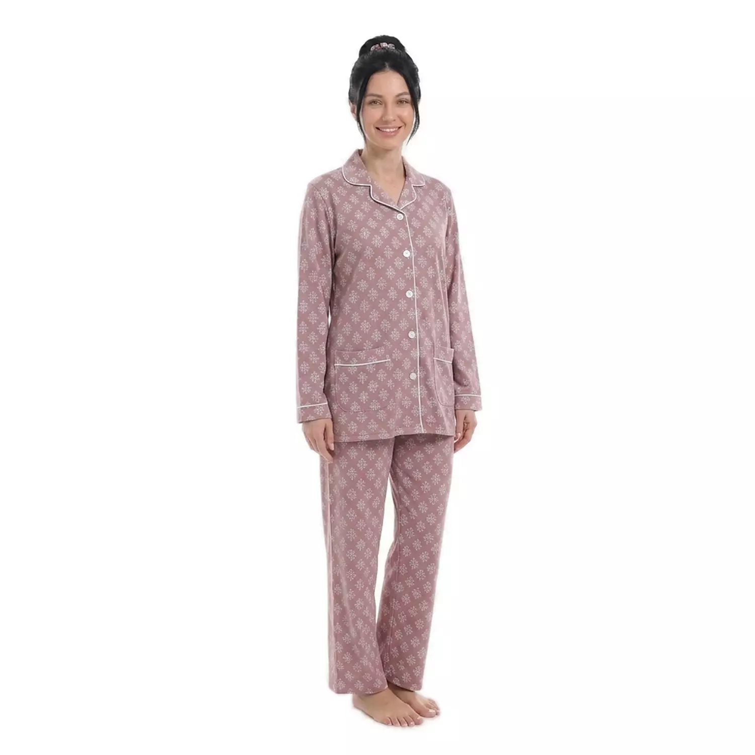 Women Summer Classic Lycra PJ - 2535 - Kashmir 2