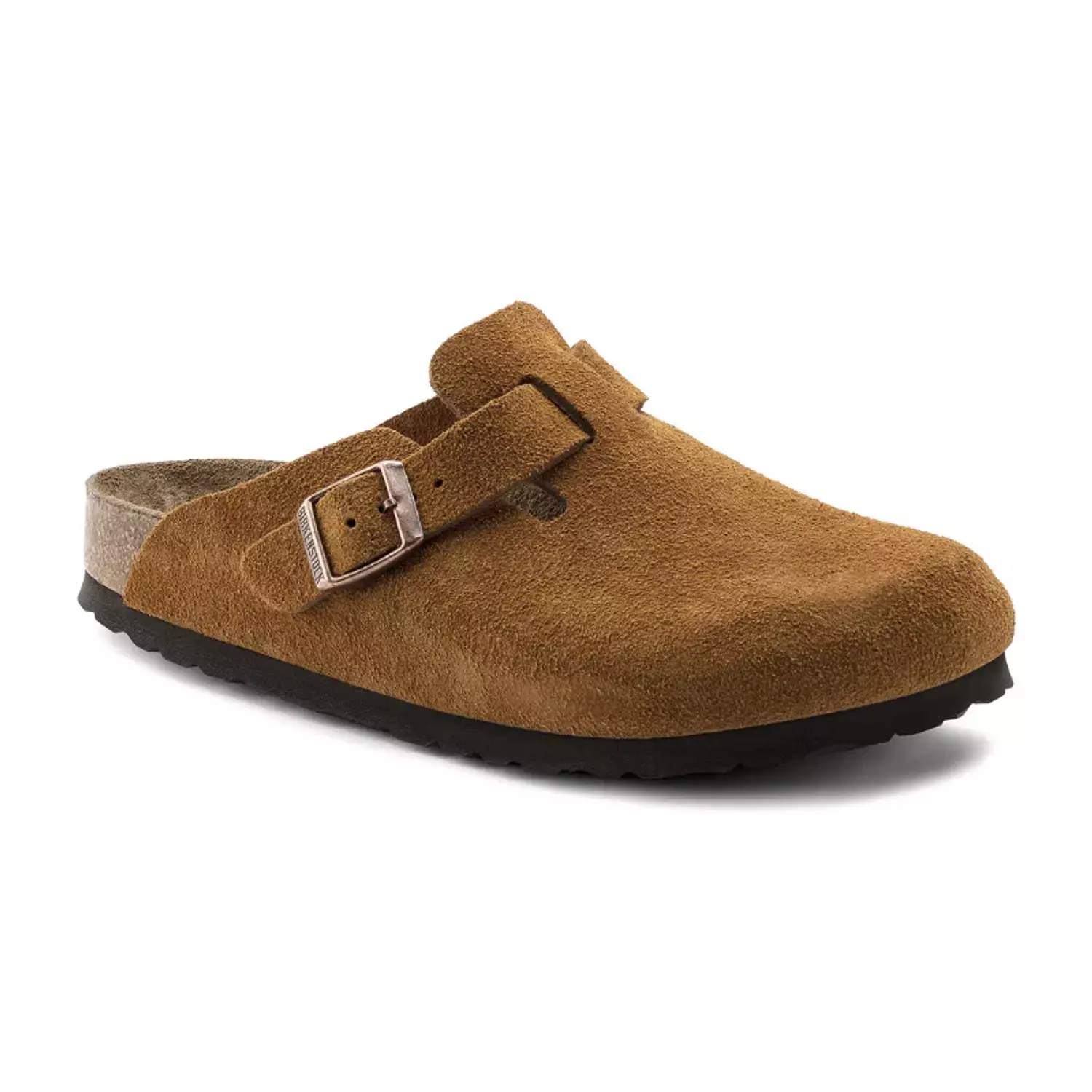 Birkenstock Boston Soft Footbed Suede Mink hover image