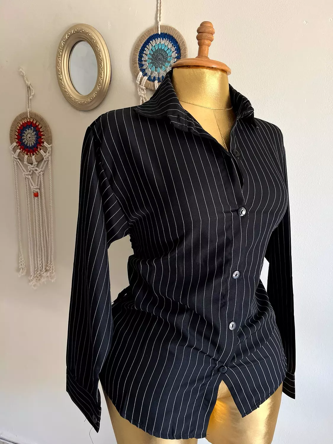 Corset stripe chemise 2