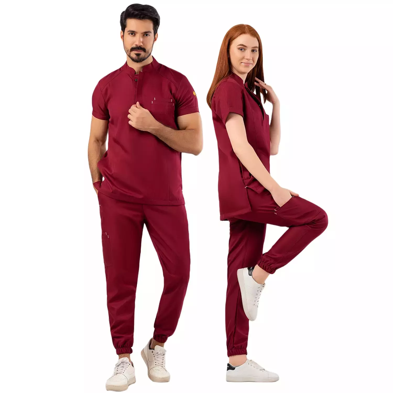 Half Collar Scrub 49