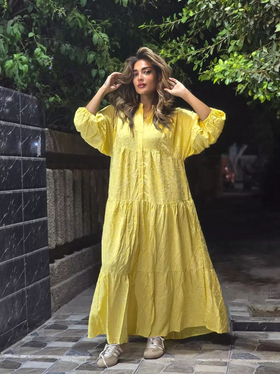 Yellow Embroidery Dress 🍋 2