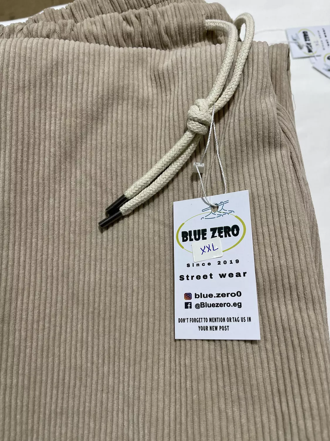 Beige wide leg pants 1