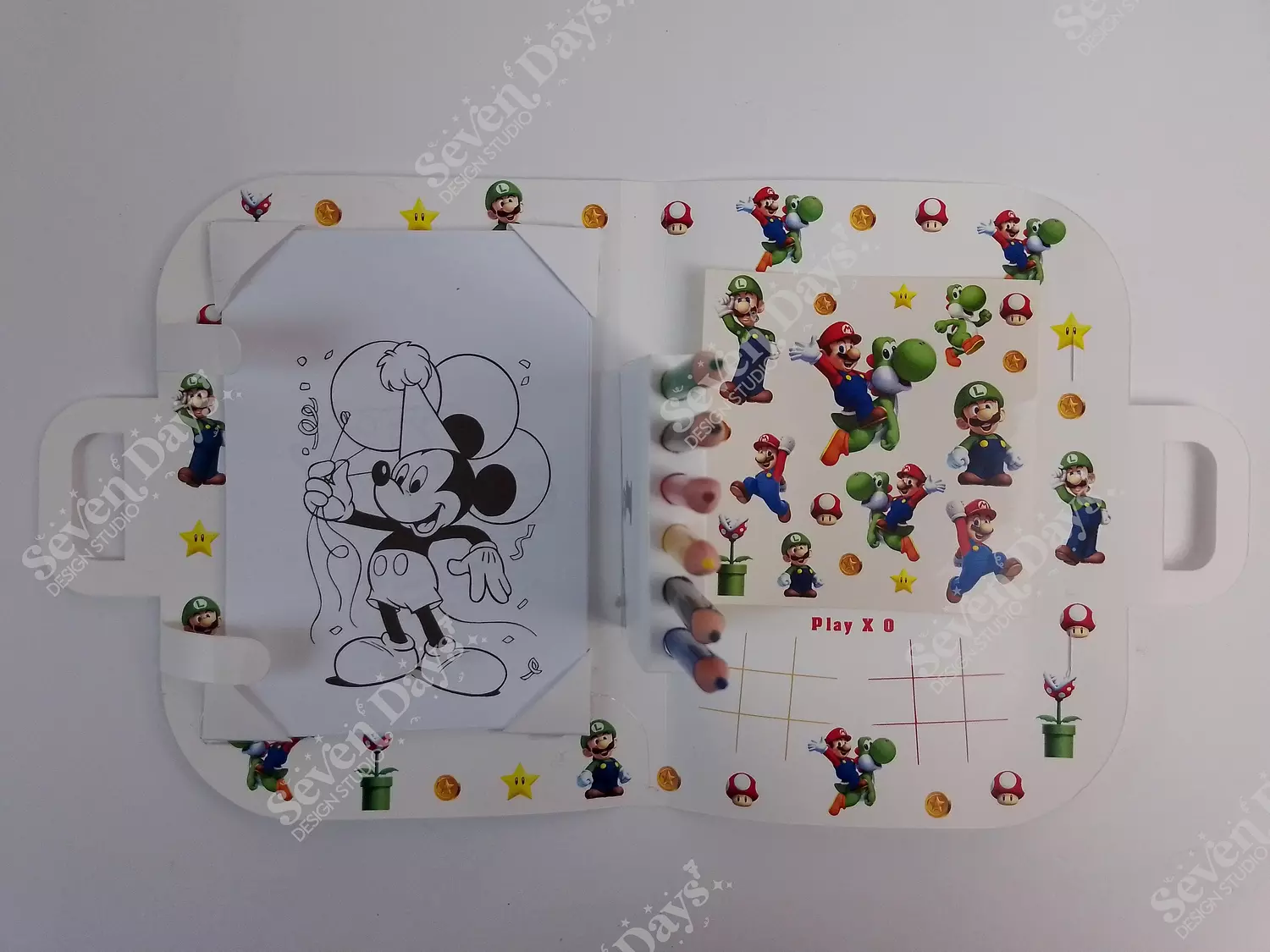 Super Mario Coloring Set | Seven Days Design Studio