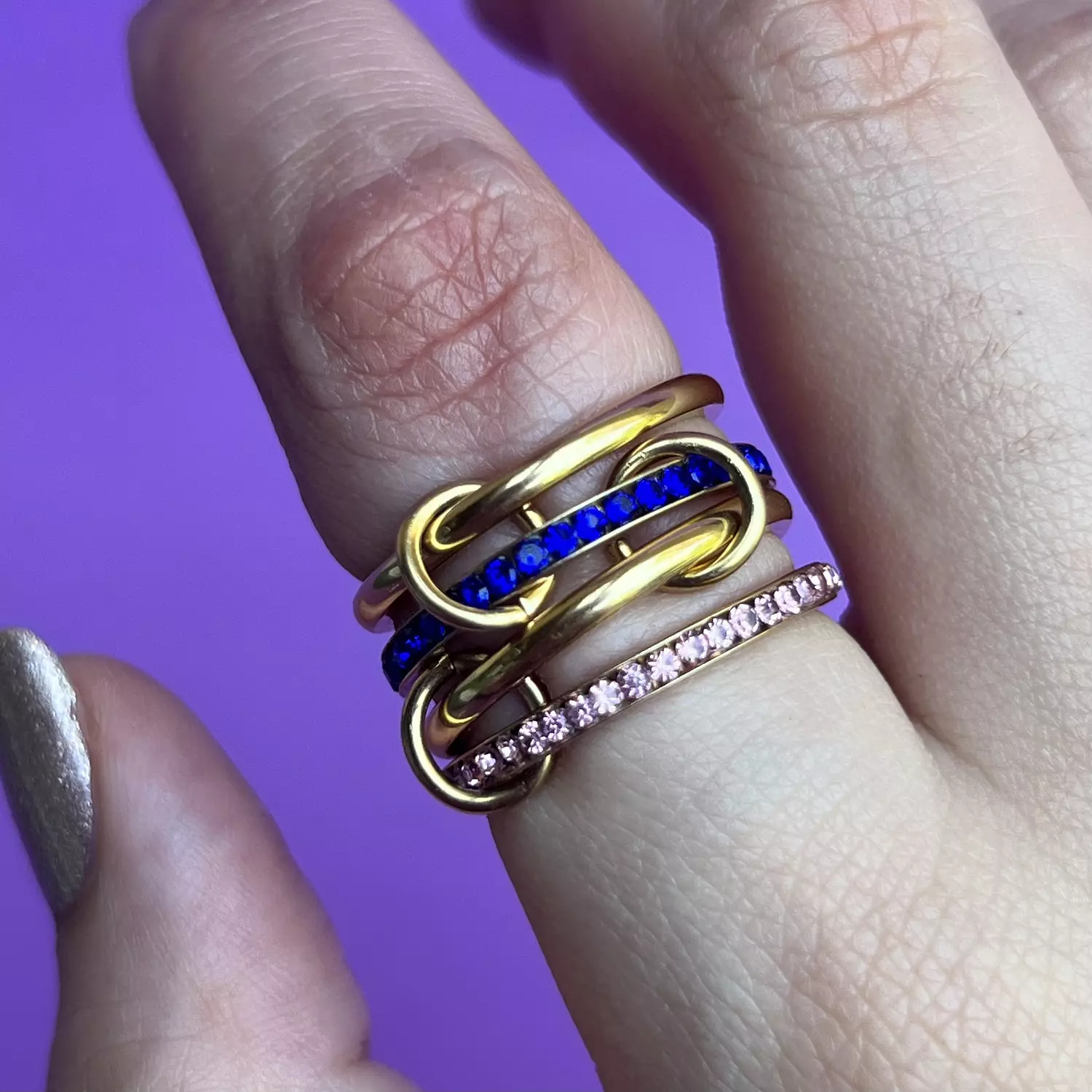 Blueberry x Grapefruit Orbita ring  image