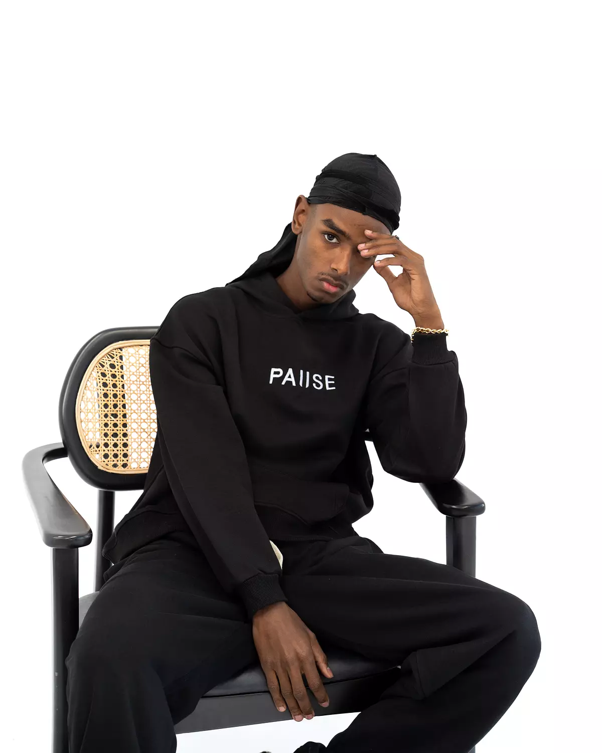 Pause Hoodie _ Black 3