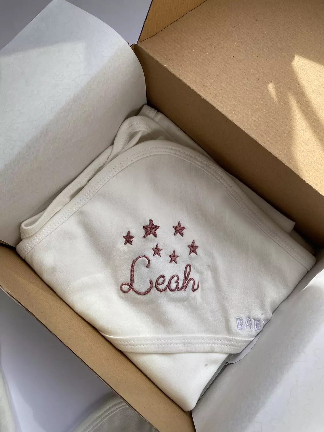 Rose Gold Stars Embroidery Design 2