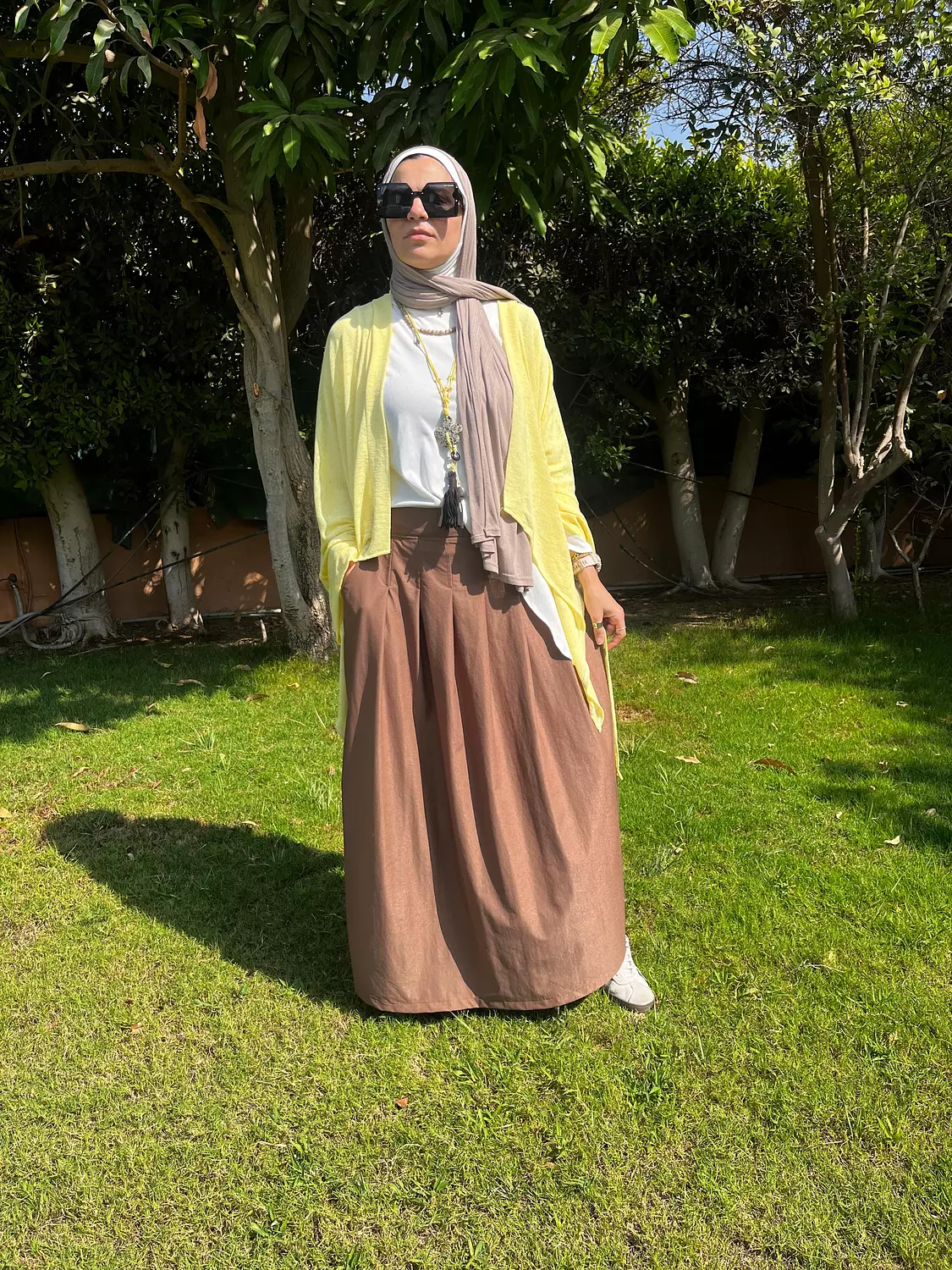 Yellow cardigan  3