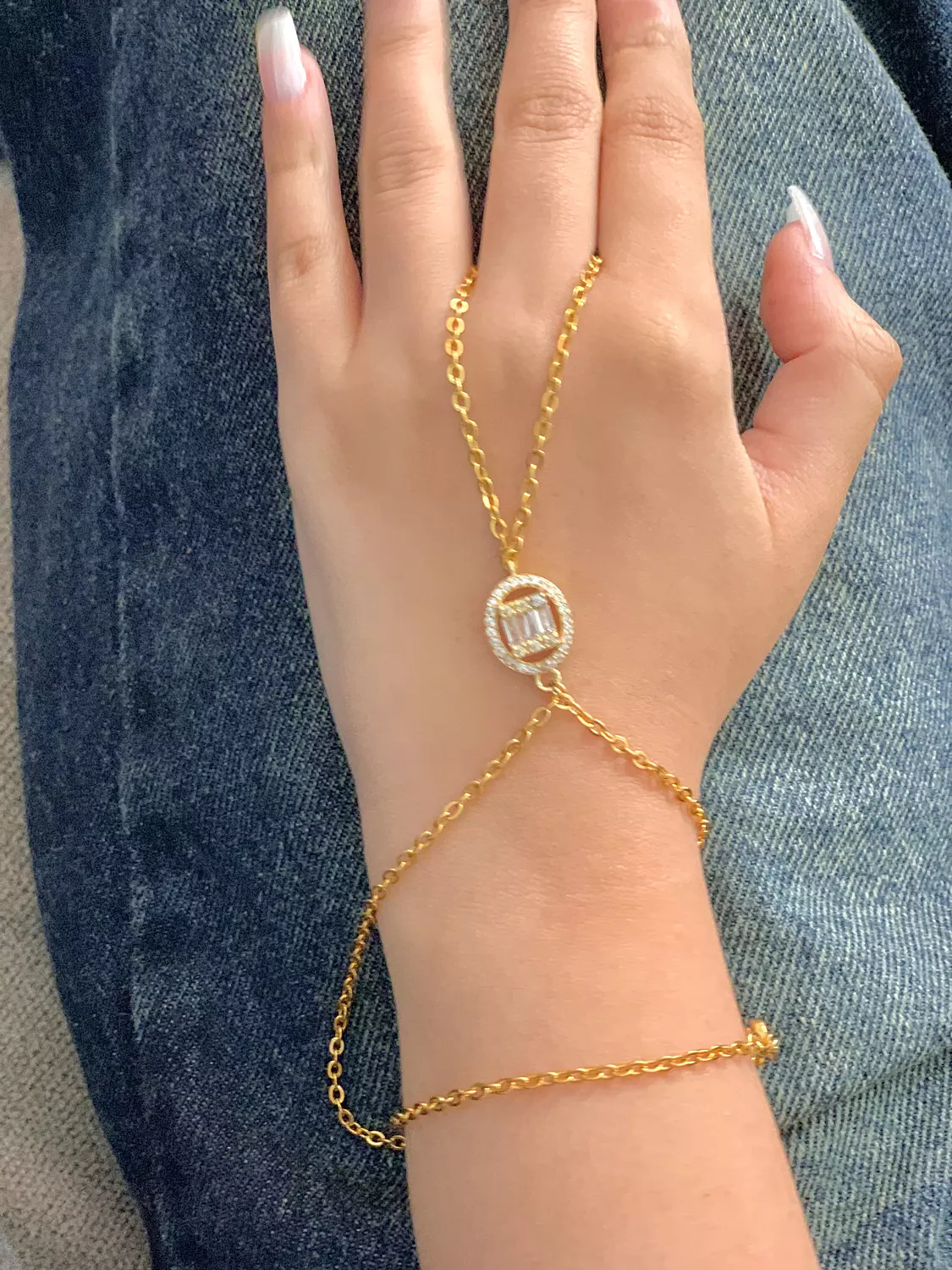 Divana hand chain and necklace image