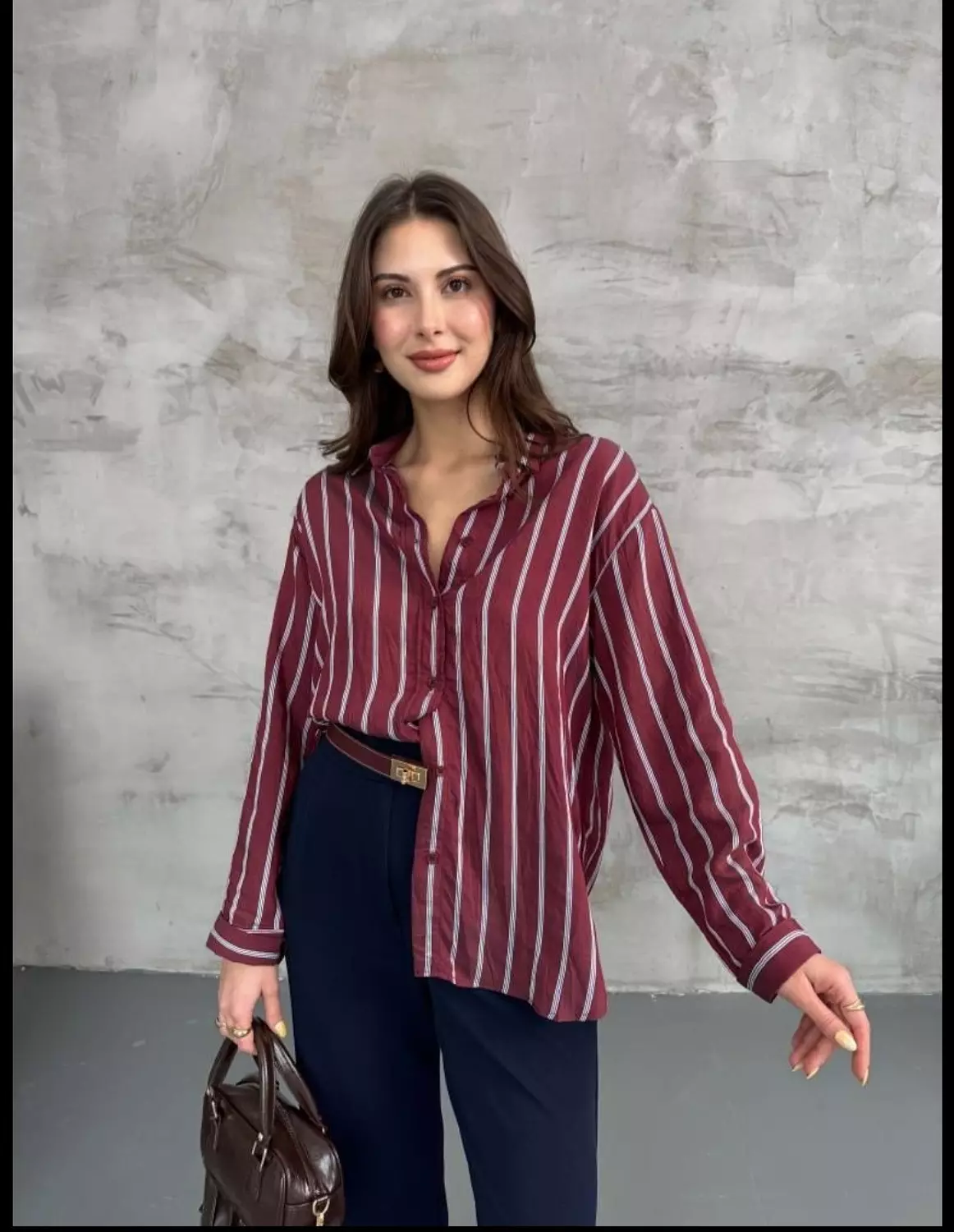 Burgundy chemise  2