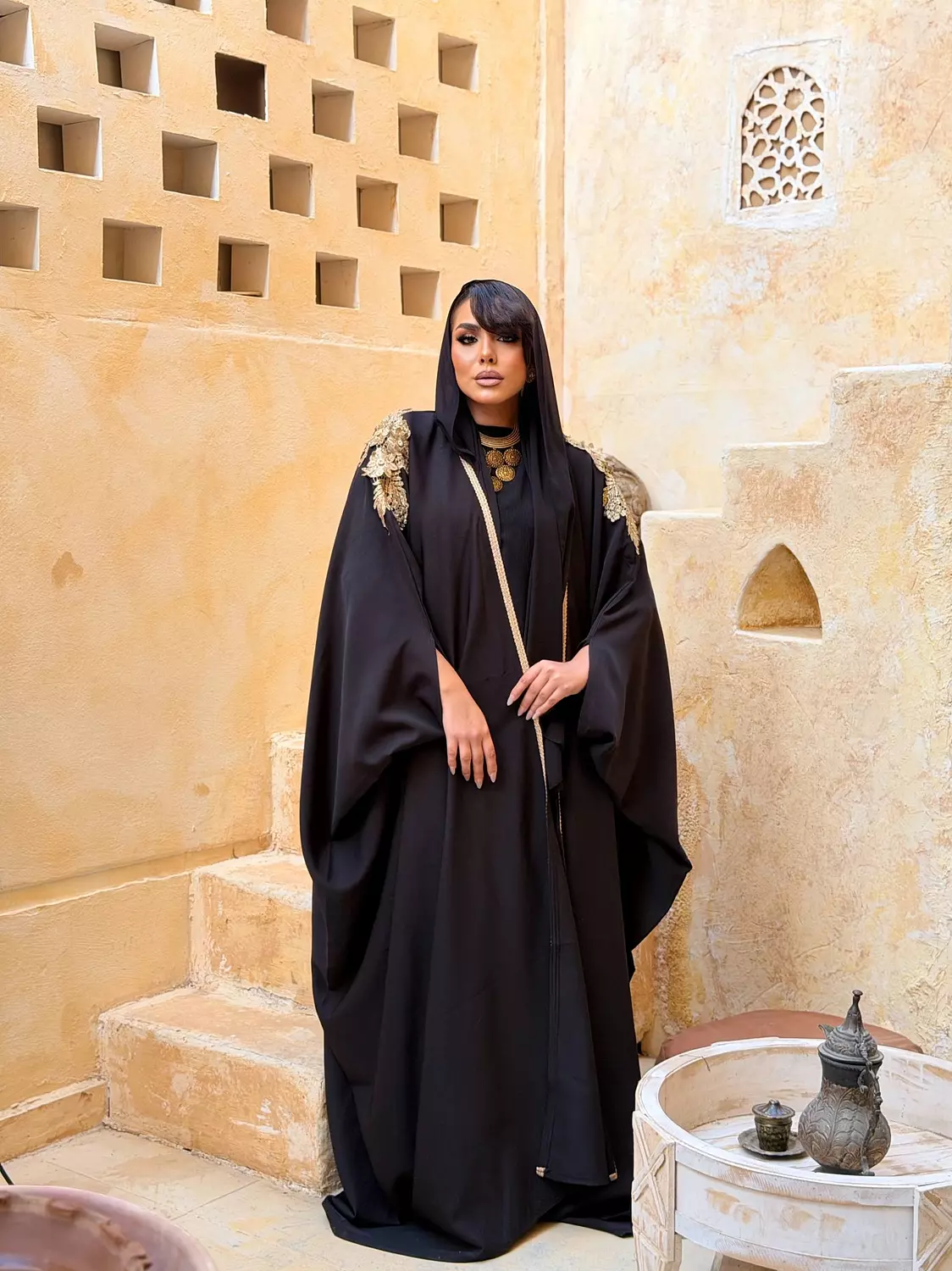 The Najma Bisht In royal Black 7