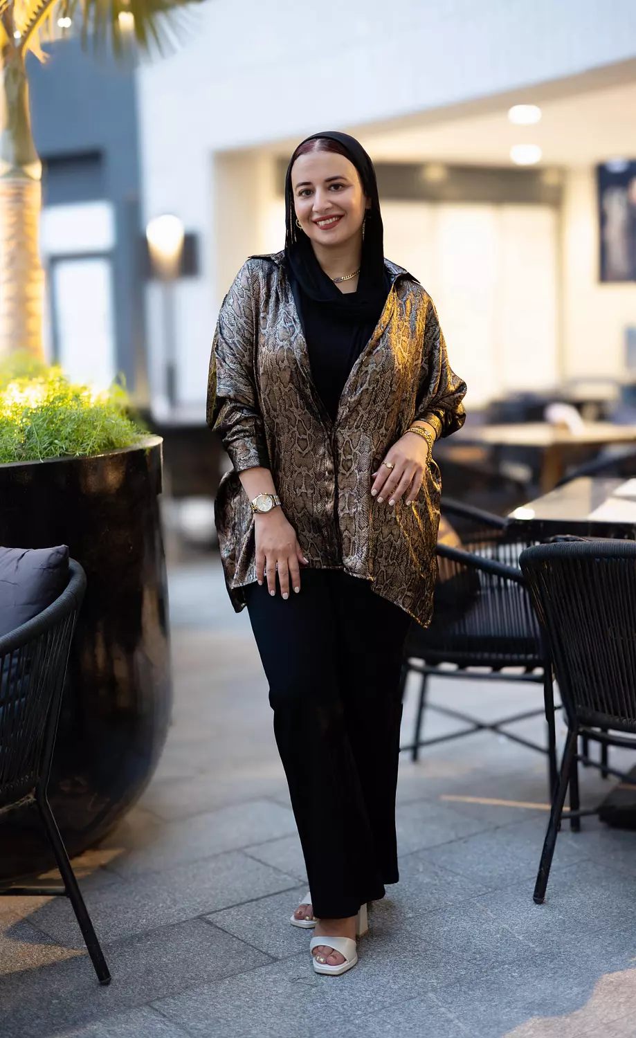 snake satin shirt 3